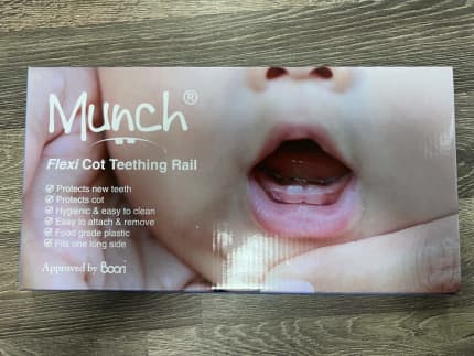 Munch teething clearance rail