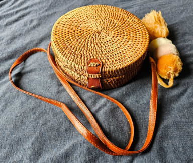 Round straw bag discount australia