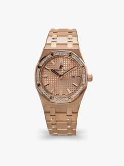 Audemars Piguet Royal Oak Quartz 67651OR.ZZ.1261OR.03 in 18K Pink