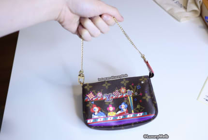 Louis Vuitton Mini Pochette Accessoires Limited Edition Vivienne at the Fun  Fair in Monogram - SOLD