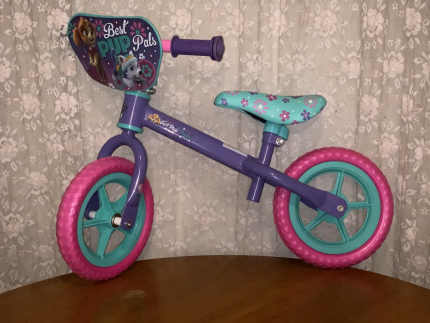 Paw patrol balance bike orders pink