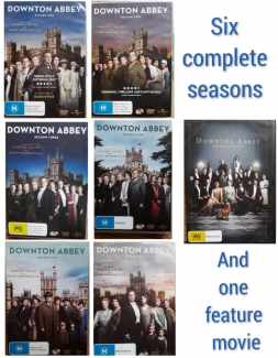 DVDs Complete TV Series Downton Abbey plus movie. CDs DVDs