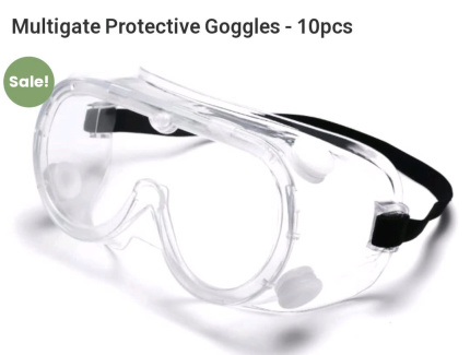 medical isolation goggles