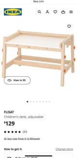 Ikea flisat table best sale gumtree