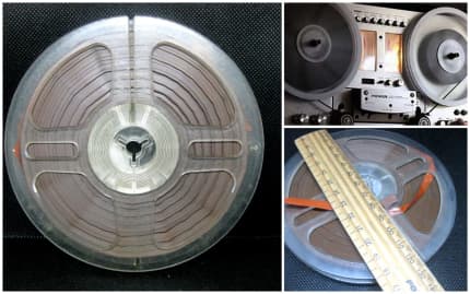 Vintage Unbranded 5 inch Four Spoke Pre-Recorded Reel to Reel Tape