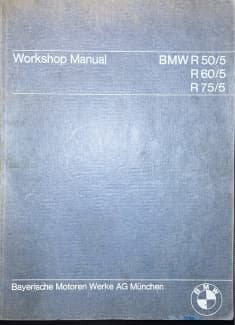 英語版BMW R50/5 R60/5 R75/5 ワークショップマニュアル