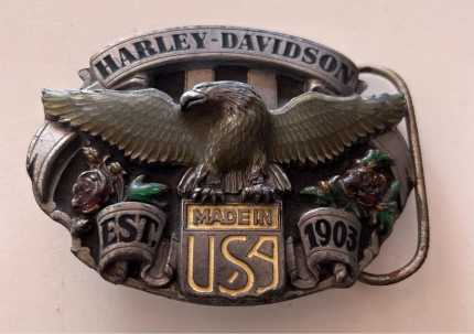 Harley Davidson Harmony Design Belt Buckle – Buckle My Belt