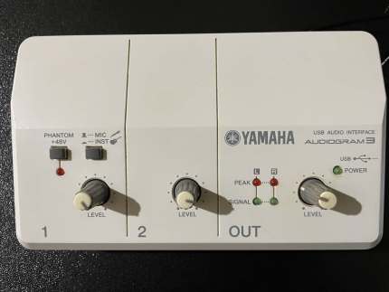 Yamaha Audiogram3 3 Input USB interface for Computer Recording