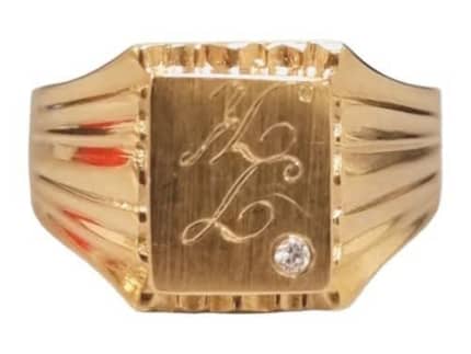 Mens gold hot sale ring gumtree