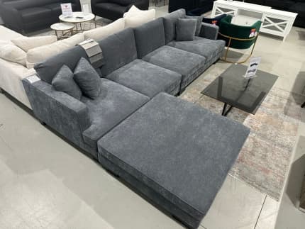 FABRIC MODULAR LOUNGE SUITE with OTTOMAN Sofas Gumtree