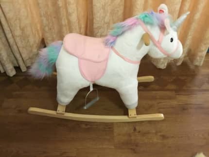 Unicorn rocking store horse b&m