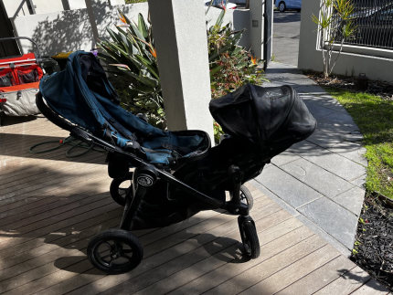 used twin pram