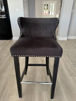 Domayne Black Velvet Bar Stool Stools Bar stools Gumtree