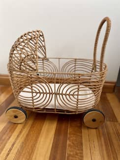 kmart faux rattan pram