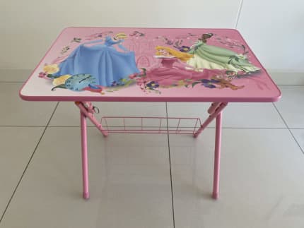 Disney princess folding sale table and chairs