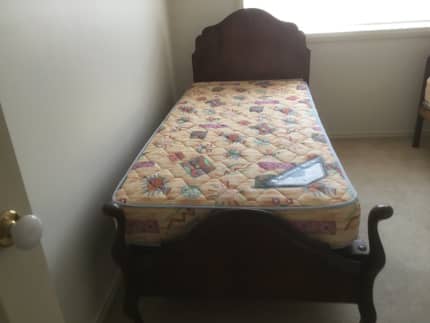 Vintage Queen Anne Single Bed, Base and Mattress (2 Available) | Beds |  Gumtree Australia Surf Coast - Torquay | 1306683965