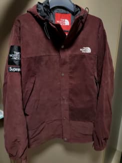 north face mens burgundy jacket