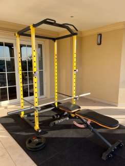 Complete Home Gym Squat Rack Pull Up Bench Press Cable Gym Fitness in Caringbah NSW Gumtree Australia