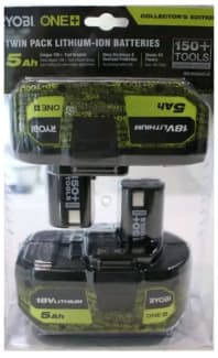 Ryobi 18v battery discount twin pack bunnings