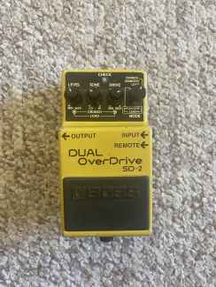 Boss SD-2 Dual Overdrive Guitar Effect Pedal | Guitars & Amps