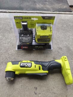 Ryobi 18V HP Brushless Angle Drill RAD18C 4AH Battery, Fast