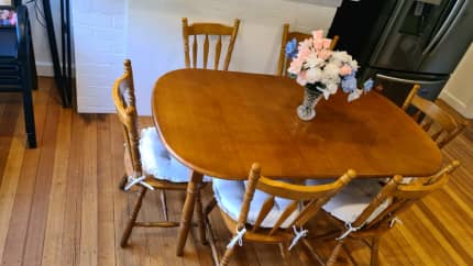 wooden dining tables gumtree