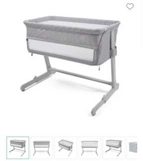 Baby bassinet 4Baby Bedside Sleeper Light Grey Cots Bedding in Labrador QLD Gumtree Australia