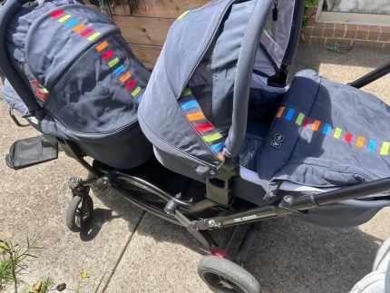 ABC Zoom twin and sibling pram with two Carrycot Prams Strollers in Point Cook VIC Gumtree Australia