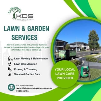 Kds lawn outlet mowing services