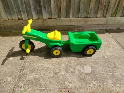 John deere tricycle with wagon sale