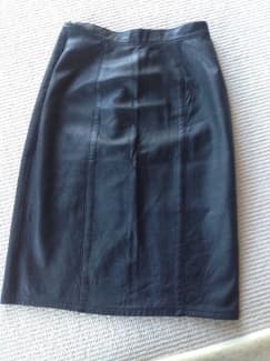 Black leather 2025 skirt gold coast