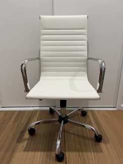 realspace white office chair