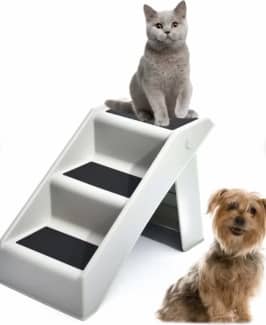 PetSafe CozyUp Gray Folding Pet Steps, 28 L X 18 W X 25 H, 46% OFF