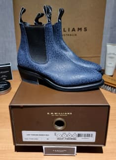 Black Lady Yearling Rubber Sole Boots, R.M.Williams Chelsea Boots
