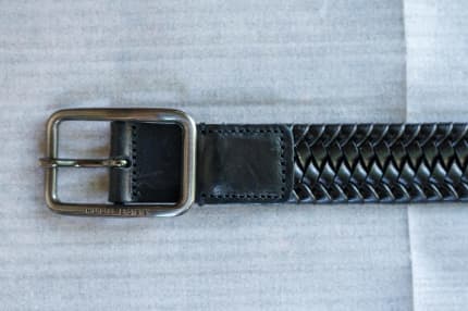 Braided Elastic Leather Belt