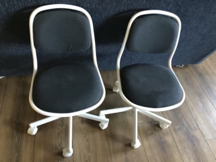 2 x Ikea Orfjall office chairs desk chairs kids size