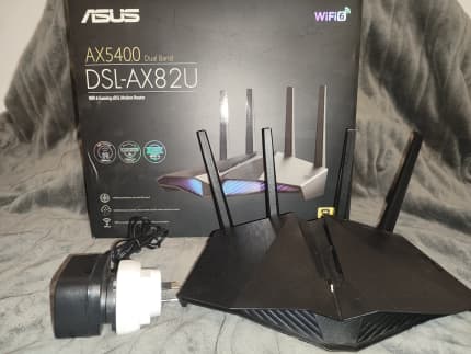 Asus DSL AX82U AX5400 Dual Band Wi Fi 6 Modem Router Modems