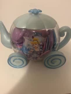 Disney Princess Teacup & Saucer Cinderella Belle Ariel Aurora