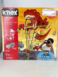 KNEX T REX FURY ROLLER COASTER BUILDING SET 377476 Fiction