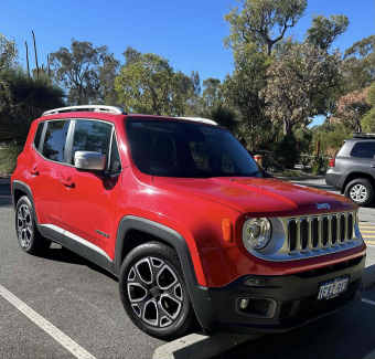 MY16  JEEP RENEGADE LIMITED HYBRID 6 SP AUTO WITH MYSKY SUNROOF Naval Base Kwinana Area Preview