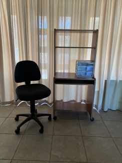 used desk and chair set