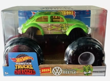 Hot Wheels Monster Trucks Oversized Volkswagen Bettle green 1:24