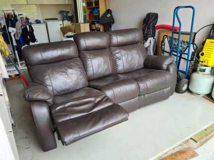 Leather Lounge 3 Seater Sofas in Plympton Park SA Gumtree Australia