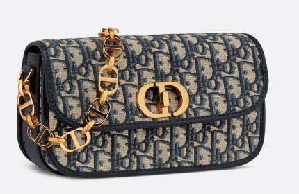 30 Montaigne Avenue Bag Blue Dior Oblique Jacquard