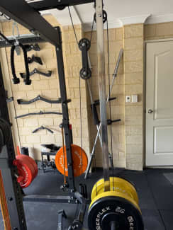 Gym equipment power rack bars and weights Gym Fitness