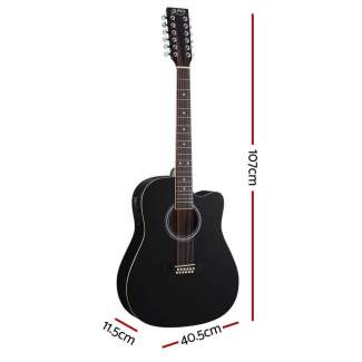 Alpha 42 Inch Acoustic Guitar 12 Strings w Equaliser Electric