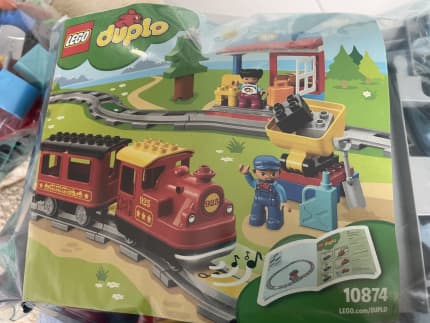 LEGO 10874, 10882, 10872 - Duplo, Train - Steam Train & Track