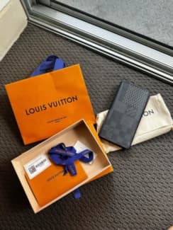 Louis Vuitton - Vintage Brazza Wallet - Damier Graphite - W/Original Box -  W/Tag