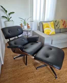 Replica Eames Chair with Ottoman Armchairs in Deagon QLD Gumtree Australia