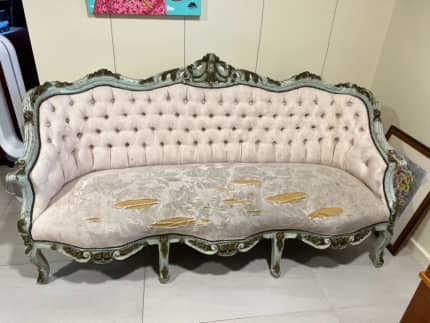 French Provincial Style 3 Seater Lounge